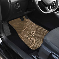 Brown Polynesia Plumeria Tattoo Car Mats LT14 - Polynesian Pride