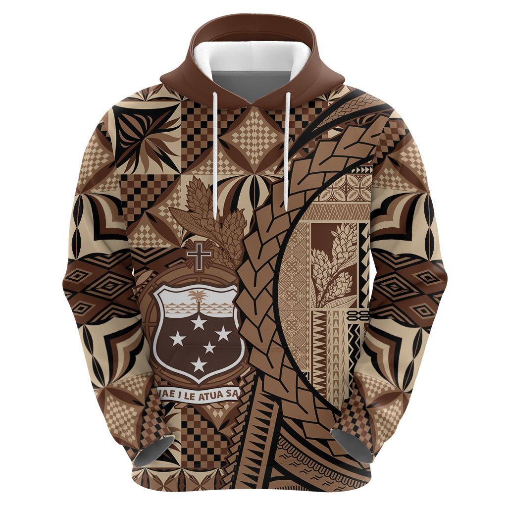 Samoa Siapo Hoodie Happy Independence Day Vintage Vibes LT14 - Polynesian Pride