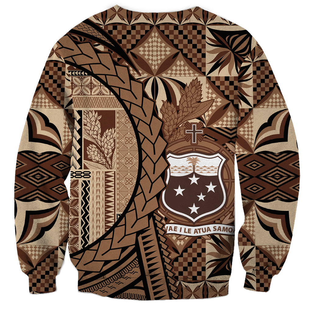 Samoa Siapo Sweatshirt Happy Independence Day Vintage Vibes LT14 - Polynesian Pride