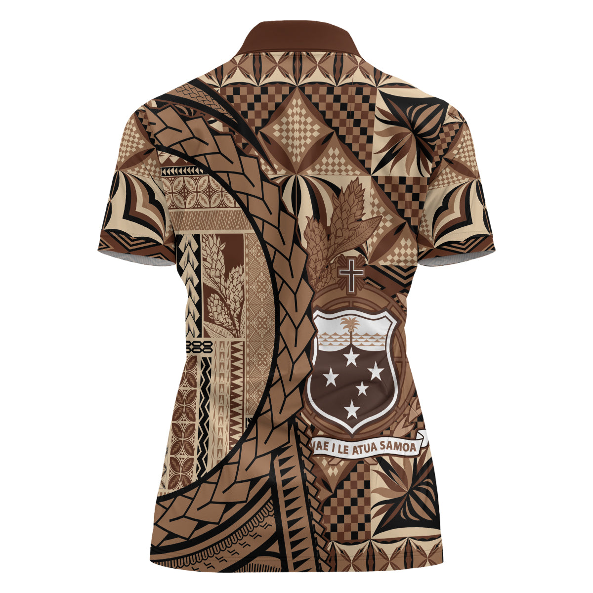 Samoa Siapo Women Polo Shirt Happy Independence Day Vintage Vibes LT14 - Polynesian Pride