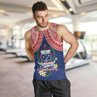 Samoan Independence Day Men Tank Top Manuia Le Tutoatasi O Samoa LT14 Blue - Polynesian Pride