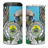 Cotabato Philippines Province 4 in 1 Can Cooler Tumbler Filipino Eagle Sampaguita Tinalak Pattern LT14 One Size: 16 oz Blue - Polynesian Pride