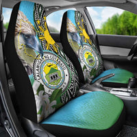 Cotabato Philippines Province Car Seat Cover Filipino Eagle Sampaguita Tinalak Pattern LT14 - Polynesian Pride