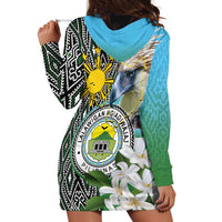 Cotabato Philippines Province Hoodie Dress Filipino Eagle Sampaguita Tinalak Pattern LT14 - Polynesian Pride