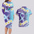 No Story Should End Too Soon Suicide Awareness Couples Matching Long Sleeve Bodycon Dress and Hawaiian Shirt Purple And Teal Polynesian Ribbon