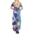 No Story Should End Too Soon Suicide Awareness Summer Maxi Dress Purple And Teal Polynesian Ribbon