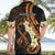 Liver Cancer Awareness Month Hawaiian Shirt Awareness Is Key Orange Polynesian Ribbon