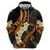 Liver Cancer Awareness Month Hoodie Awareness Is Key Orange Polynesian Ribbon