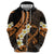 Liver Cancer Awareness Month Hoodie Awareness Is Key Orange Polynesian Ribbon