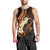 Liver Cancer Awareness Month Men Tank Top Awareness Is Key Orange Polynesian Ribbon