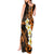 Liver Cancer Awareness Month Tank Maxi Dress Awareness Is Key Orange Polynesian Ribbon