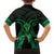 ADHD Awareness Month You Matter Family Matching Long Sleeve Bodycon Dress and Hawaiian Shirt Green Polynesian Ribbon