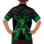 ADHD Awareness Month You Matter Kid Hawaiian Shirt Green Polynesian Ribbon