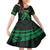 ADHD Awareness Month You Matter Kid Short Sleeve Dress Green Polynesian Ribbon