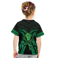 ADHD Awareness Month You Matter Kid T Shirt Green Polynesian Ribbon LT14 - Polynesian Pride