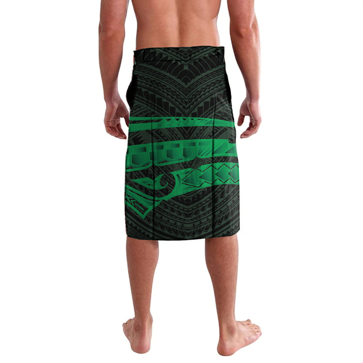 ADHD Awareness Month You Matter Lavalava Green Polynesian Ribbon LT14 - Polynesian Pride