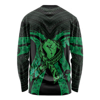 ADHD Awareness Month You Matter Long Sleeve Shirt Green Polynesian Ribbon LT14 - Polynesian Pride