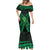 ADHD Awareness Month You Matter Mermaid Dress Green Polynesian Ribbon