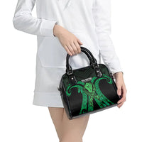ADHD Awareness Month You Matter Shoulder Handbag Green Polynesian Ribbon LT14 - Polynesian Pride