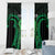 ADHD Awareness Month You Matter Window Curtain Green Polynesian Ribbon