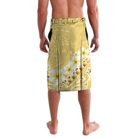 Gold Hawaii Shark Tattoo Lavalava Frangipani With Polynesian Pastel Version LT14 - Polynesian Pride