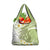 Green Hawaii Shark Tattoo Grocery Bag Frangipani With Polynesian Pastel Version