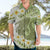 Green Hawaii Shark Tattoo Hawaiian Shirt Frangipani With Polynesian Pastel Version