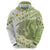 Green Hawaii Shark Tattoo Hoodie Frangipani With Polynesian Pastel Version