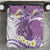 Purple Hawaii Shark Tattoo Bedding Set Frangipani With Polynesian Pastel Version