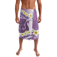 Purple Hawaii Shark Tattoo Lavalava Frangipani With Polynesian Pastel Version LT14 Purple - Polynesian Pride
