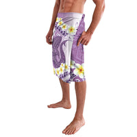 Purple Hawaii Shark Tattoo Lavalava Frangipani With Polynesian Pastel Version LT14 - Polynesian Pride