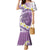 Purple Hawaii Shark Tattoo Mermaid Dress Frangipani With Polynesian Pastel Version