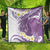 Purple Hawaii Shark Tattoo Quilt Frangipani With Polynesian Pastel Version