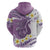 Purple Hawaii Shark Tattoo Zip Hoodie Frangipani With Polynesian Pastel Version