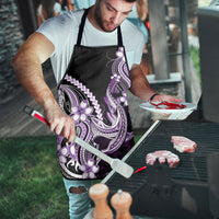 Purple Black Aloha Hawaii Apron Polynesian Shark Tattoo Plumeria LT14 - Polynesian Pride