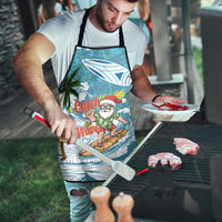 Hawaii Summer Christmas Apron Surfing Santa Shaka Catch The Wave LT14 - Polynesian Pride