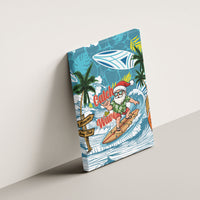 Hawaii Summer Christmas Canvas Wall Art Surfing Santa Shaka Catch The Wave LT14 - Polynesian Pride
