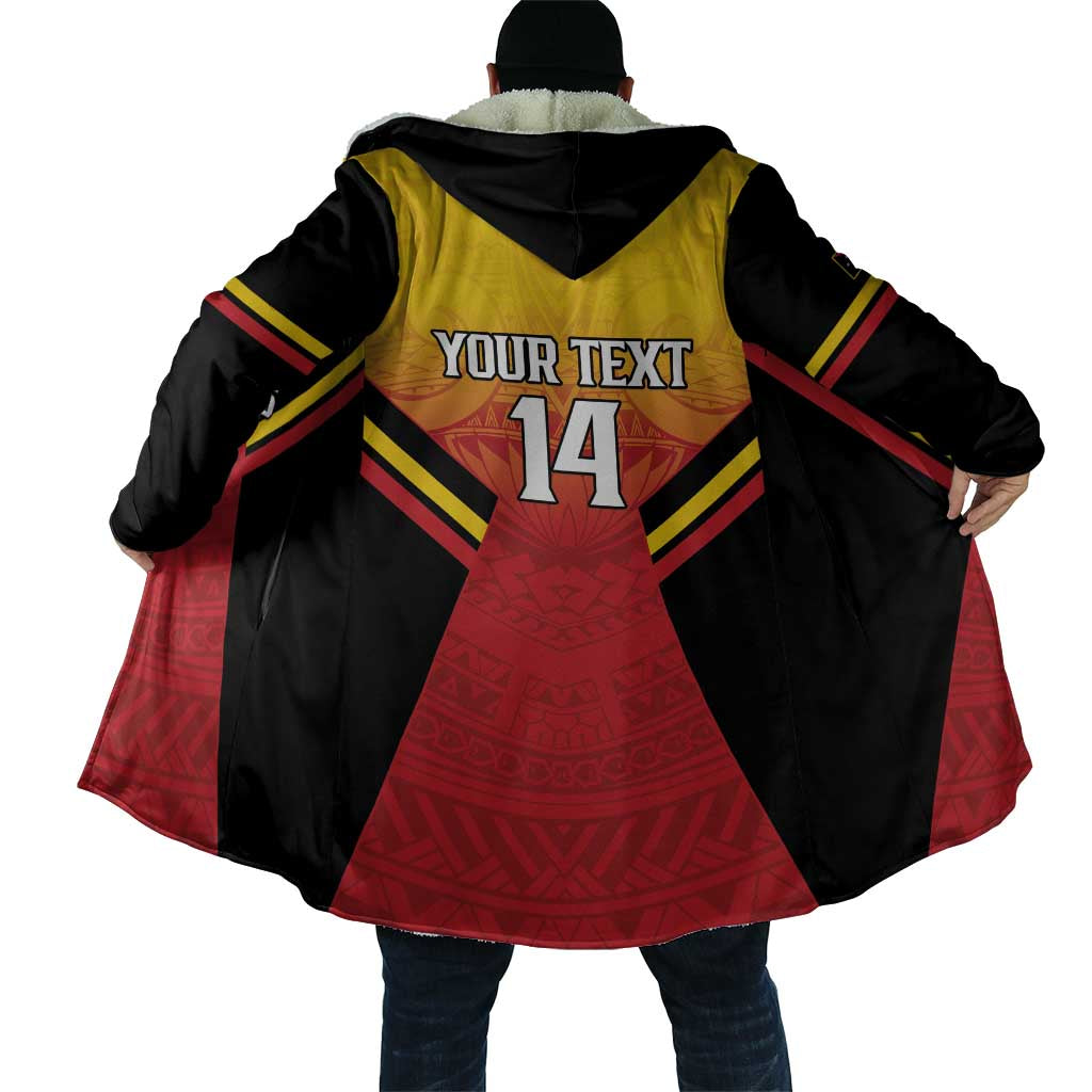 Papua New Guinea Rugby Custom Cloak Go PNG Hunters Polynesian Pattern LT14 - Polynesian Pride