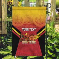 Papua New Guinea Rugby Custom Garden Flag Go PNG Hunters Polynesian Pattern LT14 Garden Flag Red - Polynesian Pride