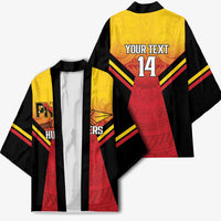 Papua New Guinea Rugby Custom Kimono Go PNG Hunters Polynesian Pattern LT14 - Polynesian Pride