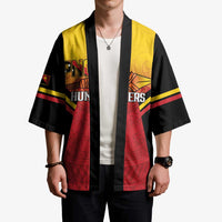 Papua New Guinea Rugby Custom Kimono Go PNG Hunters Polynesian Pattern LT14 - Polynesian Pride