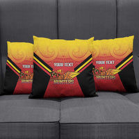 Papua New Guinea Rugby Custom Pillow Cover Go PNG Hunters Polynesian Pattern LT14 - Polynesian Pride