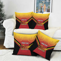 Papua New Guinea Rugby Custom Pillow Cover Go PNG Hunters Polynesian Pattern LT14 - Polynesian Pride