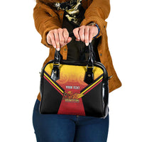 Papua New Guinea Rugby Custom Shoulder Handbag Go PNG Hunters Polynesian Pattern LT14 One Size Red - Polynesian Pride