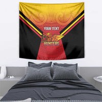 Papua New Guinea Rugby Custom Tapestry Go PNG Hunters Polynesian Pattern LT14 - Polynesian Pride