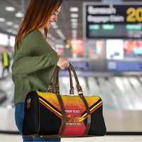 Papua New Guinea Rugby Custom Travel Bag Go PNG Hunters Polynesian Pattern LT14 - Polynesian Pride