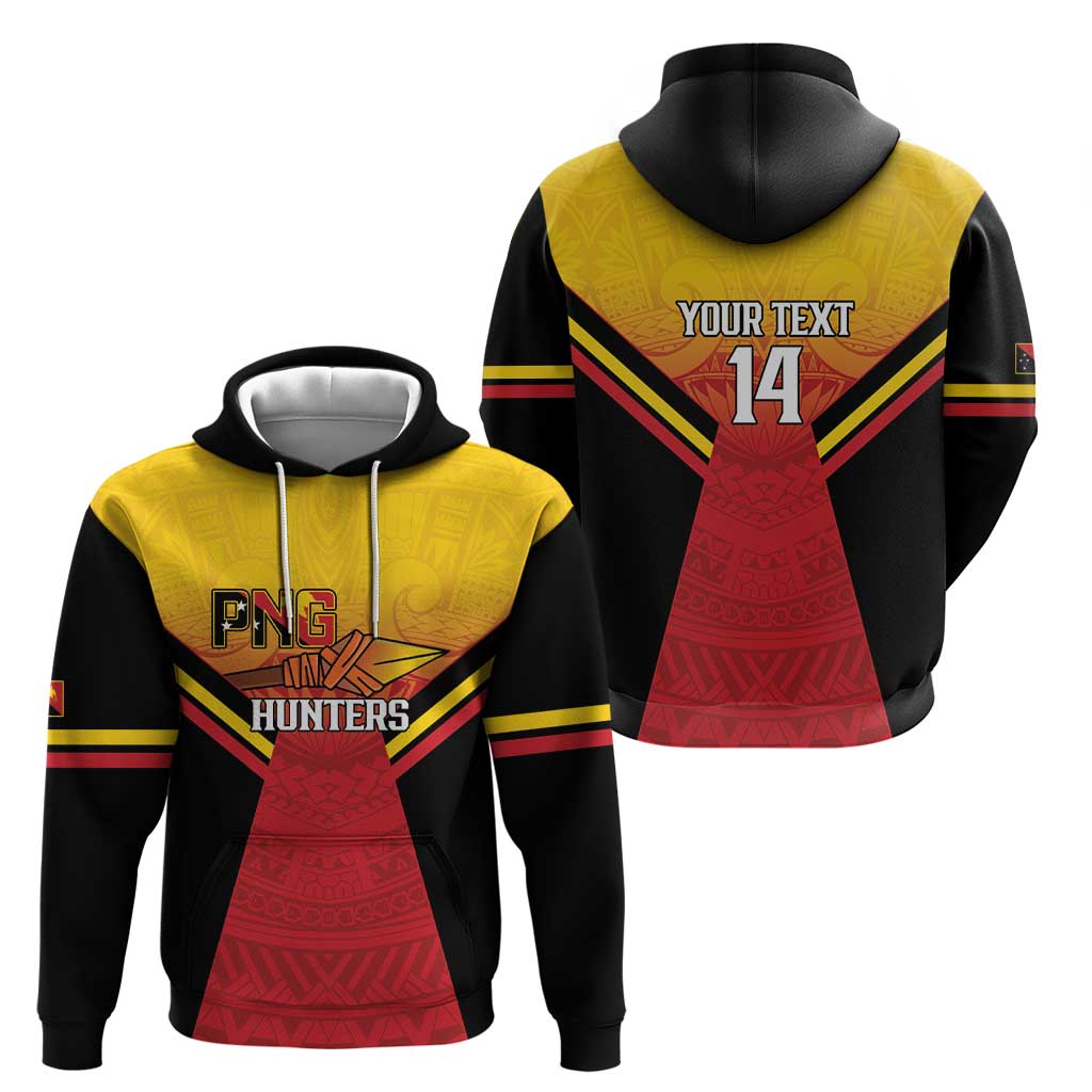 Papua New Guinea Rugby Custom Zip Hoodie Go PNG Hunters Polynesian Pattern LT14 - Polynesian Pride