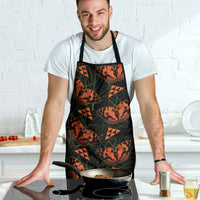 Kamehameha Butterfly Mamaki Hawaii Apron Pulelehua Hawaiian Kakau Seamless Style LT14 - Polynesian Pride