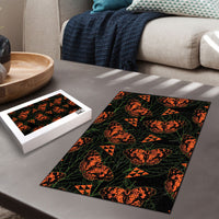 Kamehameha Butterfly Mamaki Hawaii Puzzle Pulelehua Hawaiian Kakau Seamless Style LT14 - Polynesian Pride