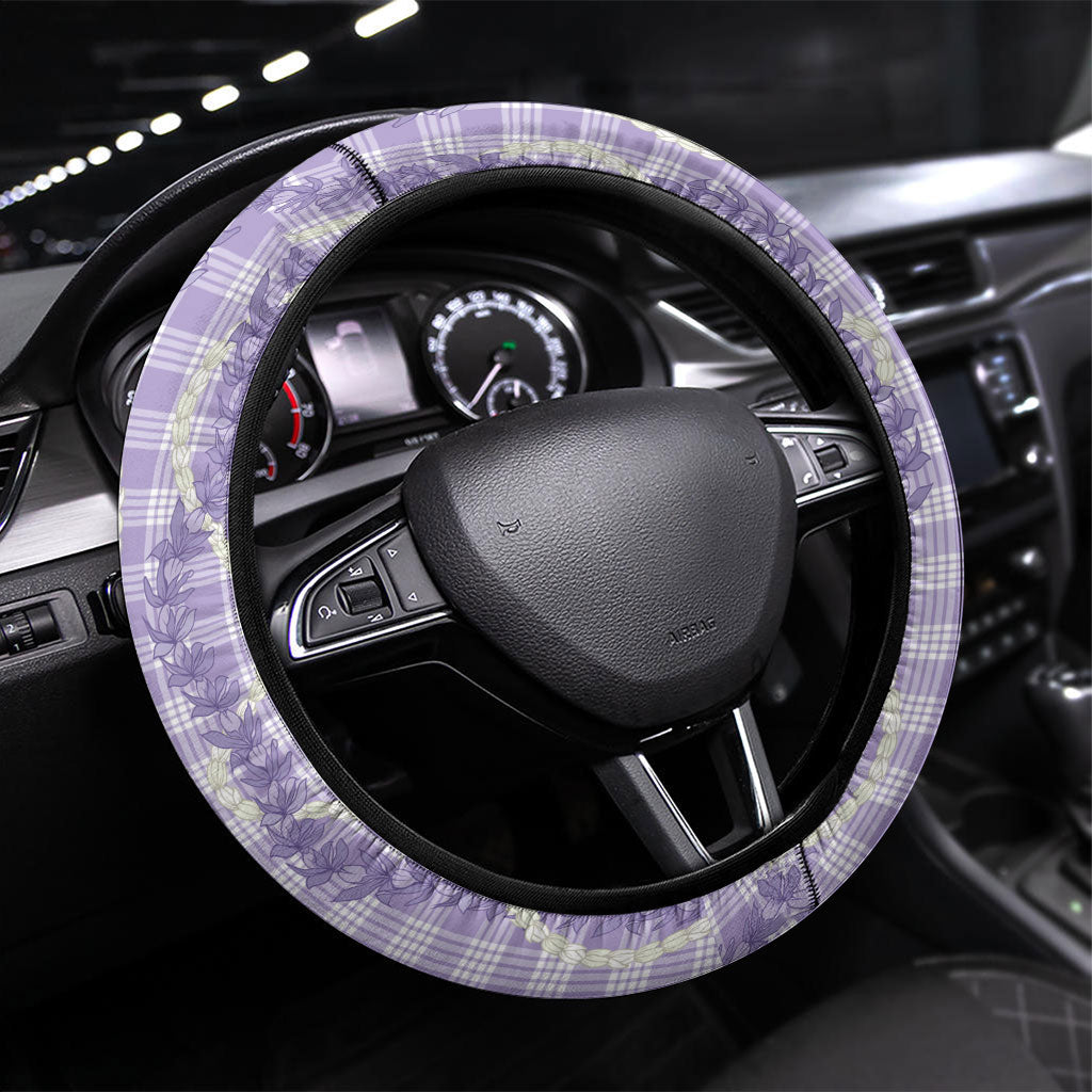 Kamehameha Butterfly Palaka Hawaii Steering Wheel Cover Pulelehua Honohono Pikake Lei